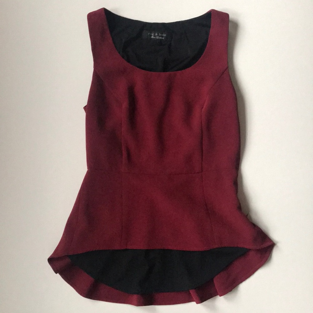 rag & bone peplum top